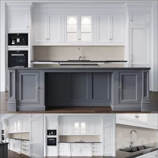 Kitchen – Interiors – 3D Models – Kitchen by Tom Howley 2 – копия