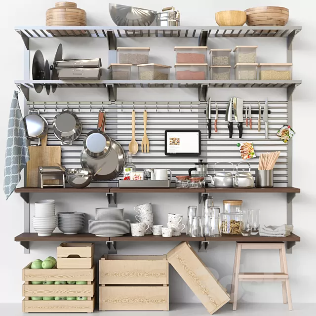 Kitchen – Accessories – 3D Models – Utensils for kitchen and restaurant