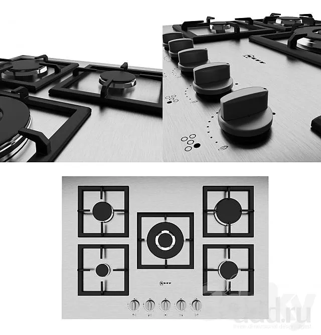 Kitchen – Appliance 3D Models – Cooktop T25Z55N1 by NEFF
