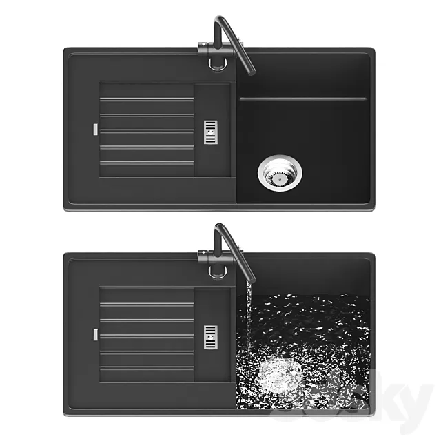 Kitchen – Appliance 3D Models – Kitchen sink 05