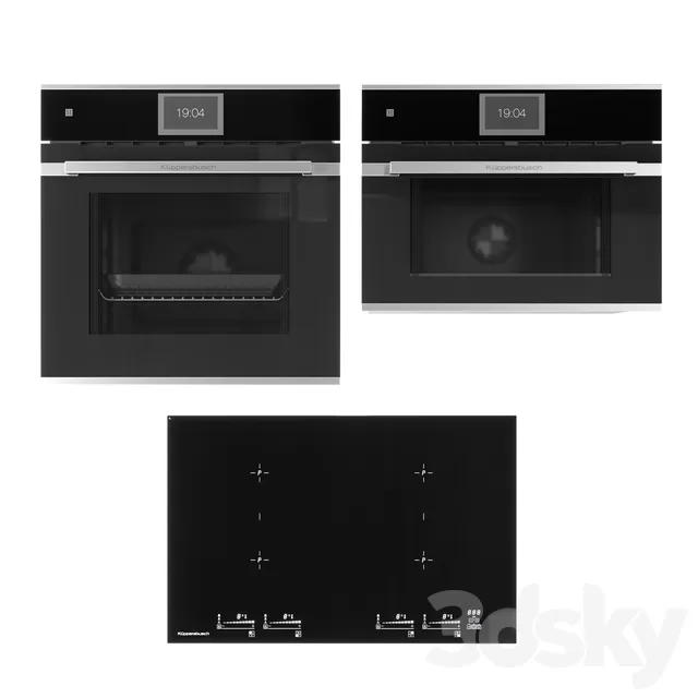 Kitchen – Appliance 3D Models – Küppersbusch set