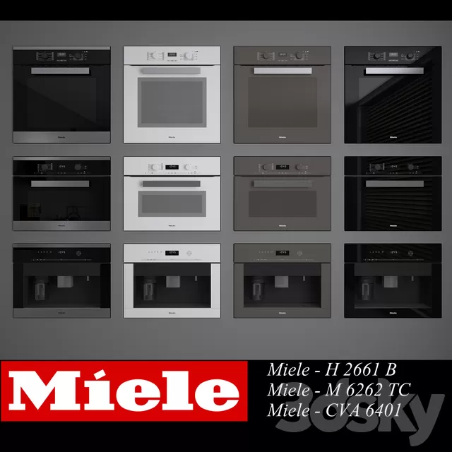 Kitchen – Appliance 3D Models – Miele Technology Set