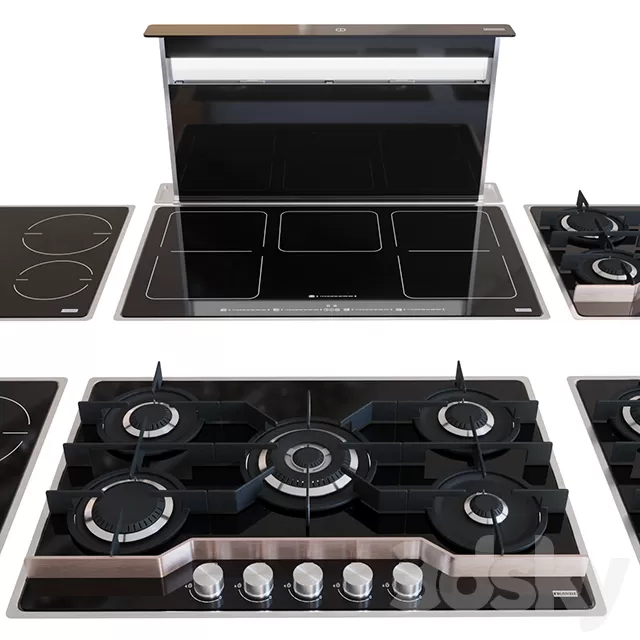 Kitchen – Appliance 3D Models – Set Frames by Franke kitchen appliances
