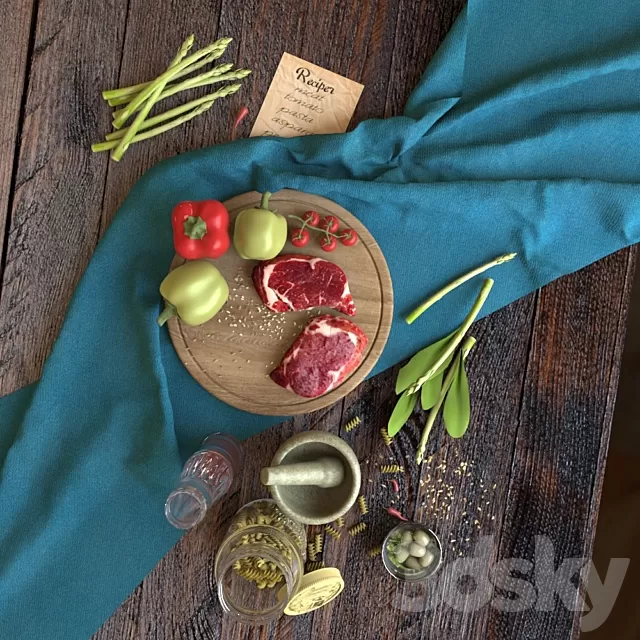 Kitchen – Foods – Drink 3D Models – 0048