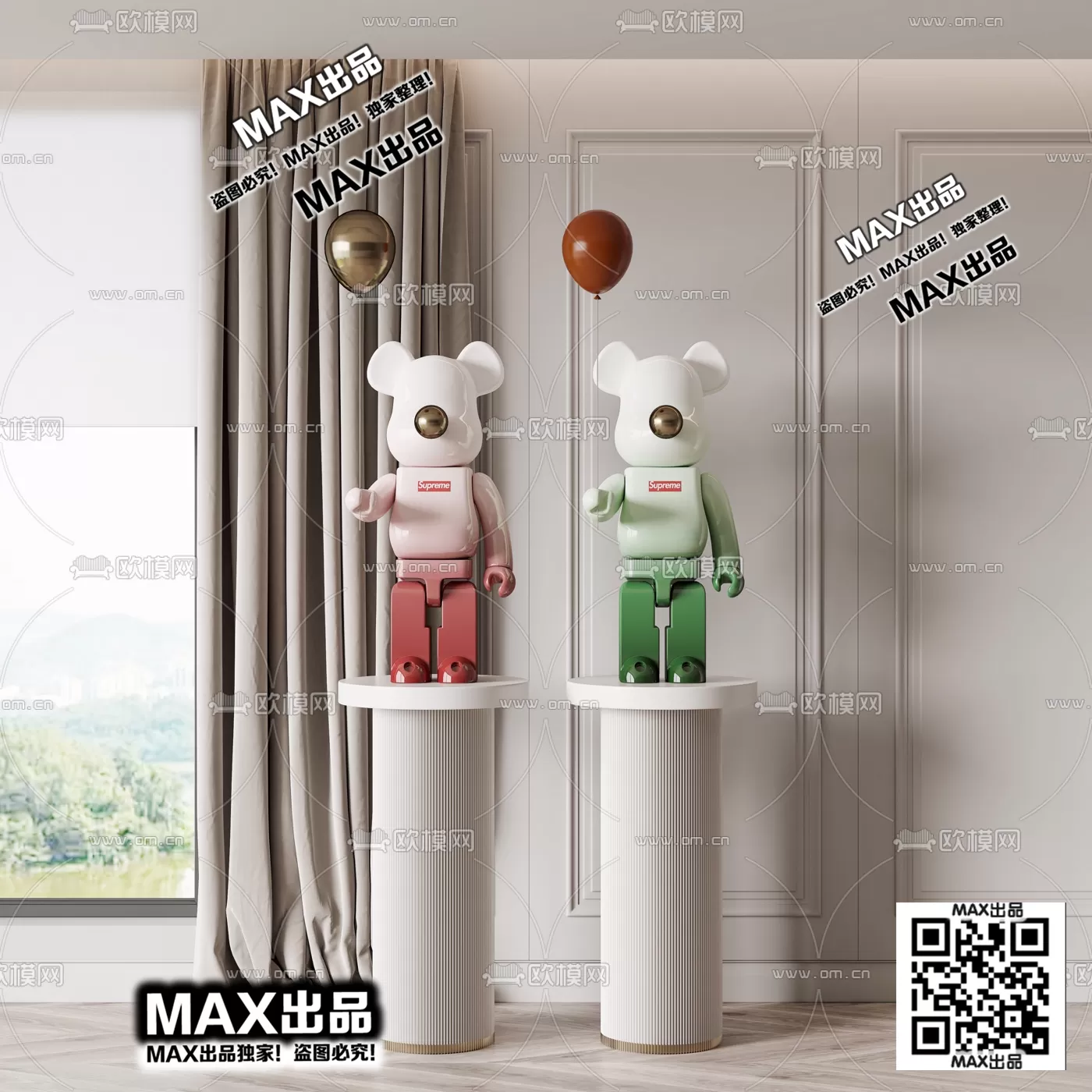 DECORATION 3D MODELS – 3DS MAX – 047
