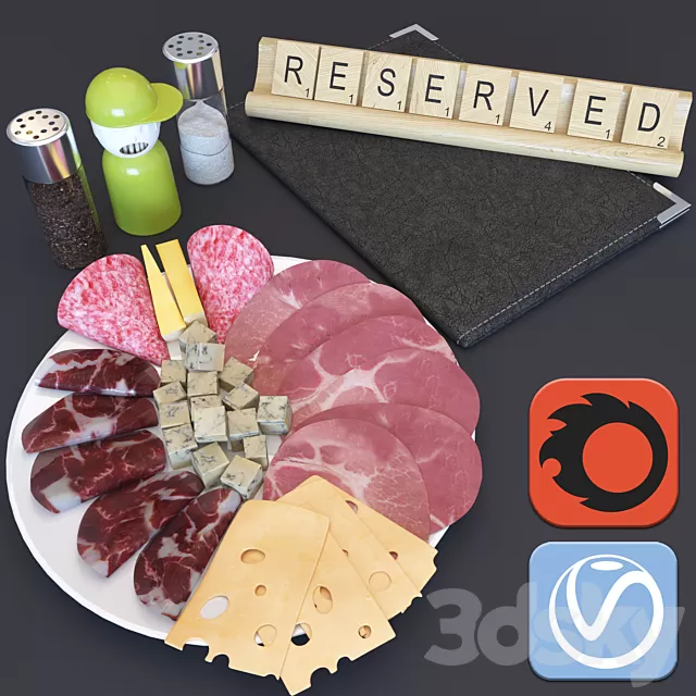 Kitchen – Foods – Drink 3D Models – 0073