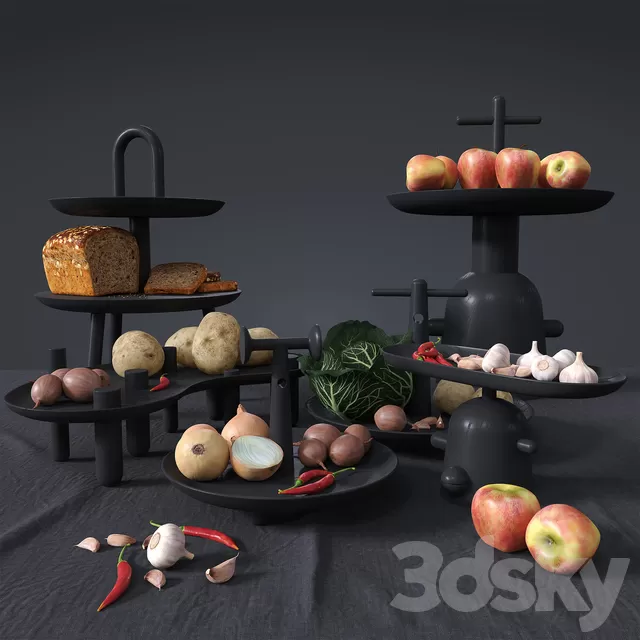 Kitchen – Foods – Drink 3D Models – REACTION POETIQUE Composition