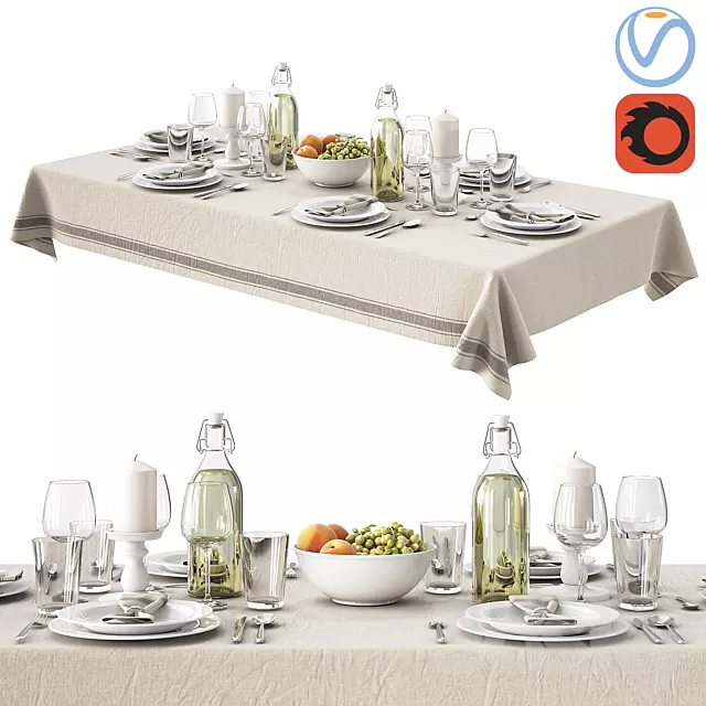 Kitchen – Tableware 3D Models – IKEA Vardagen 2