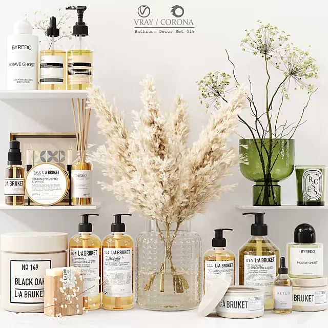 Bathroom – Accessories 3D Models – Bathroom Decor Set 019 Bathroom – Accessories 3D Models – Bathroom Decor Set 019