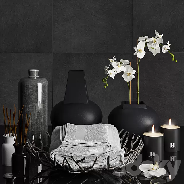 Bathroom – Accessories 3D Models – Bathroom Decoration by Kelly Hoppen Bathroom – Accessories 3D Models – Bathroom Decoration by Kelly Hoppen