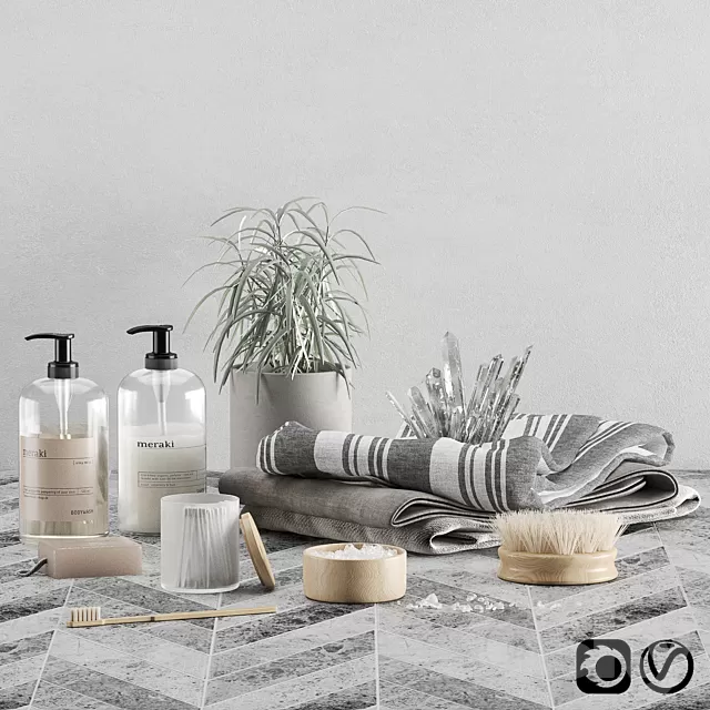 Bathroom – Accessories 3D Models – Bathroom set 04 3D model Bathroom – Accessories 3D Models – Bathroom set 04 3D model