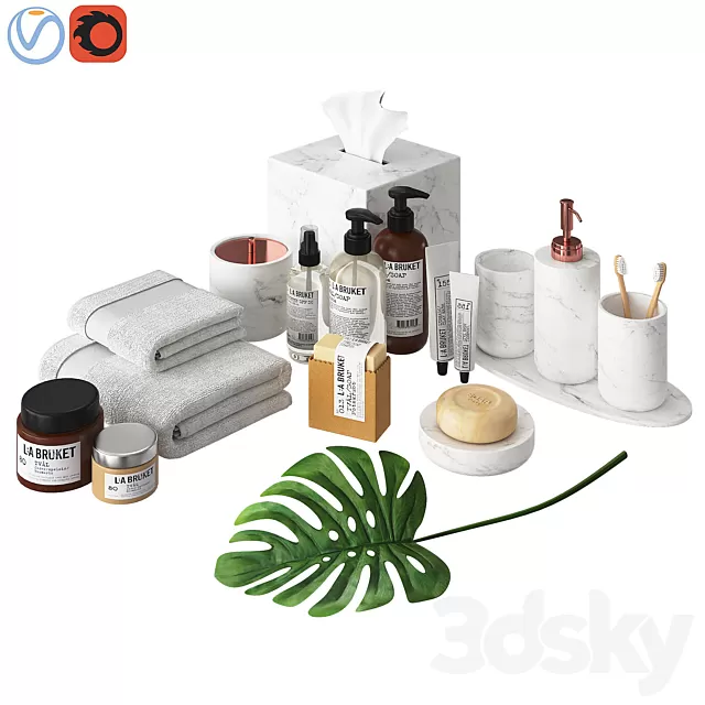 Bathroom – Accessories 3D Models – Modern Bathroom Accessories