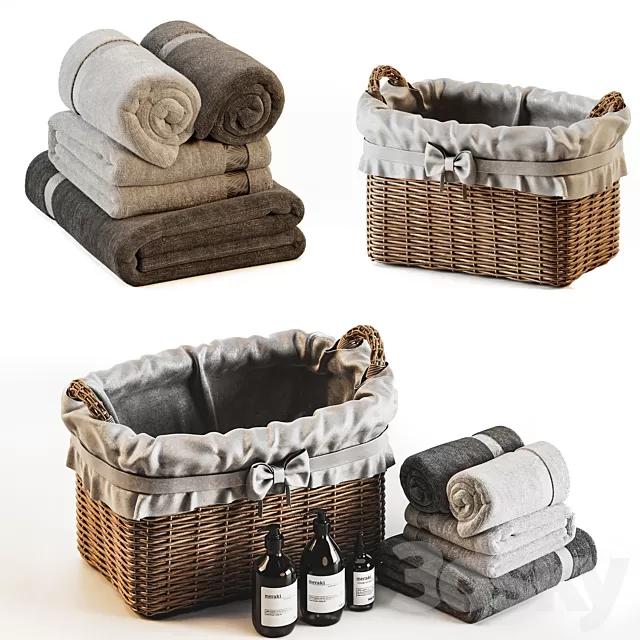Bathroom – Accessories 3D Models – Towels 20