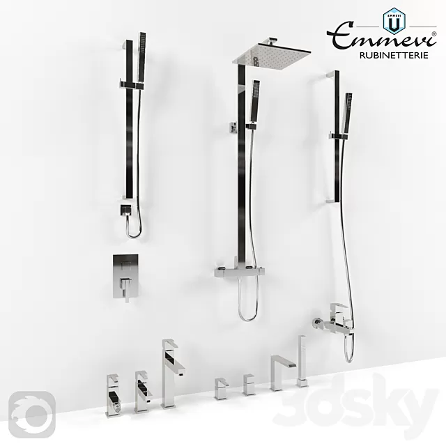Bathroom – Faucet 3D Models – Emmevi Sicily Mixer Set Bathroom – Faucet 3D Models – Emmevi Sicily Mixer Set