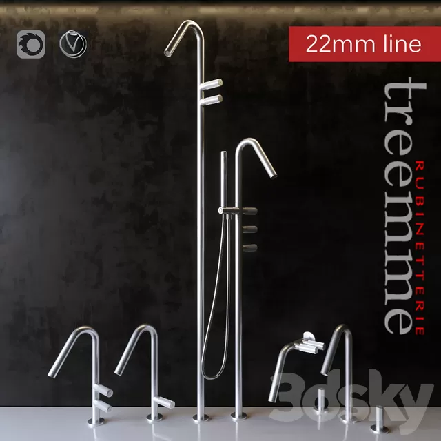 Bathroom – Faucet 3D Models – Faucets Rubinetterie Treemme Bathroom – Faucet 3D Models – Faucets Rubinetterie Treemme