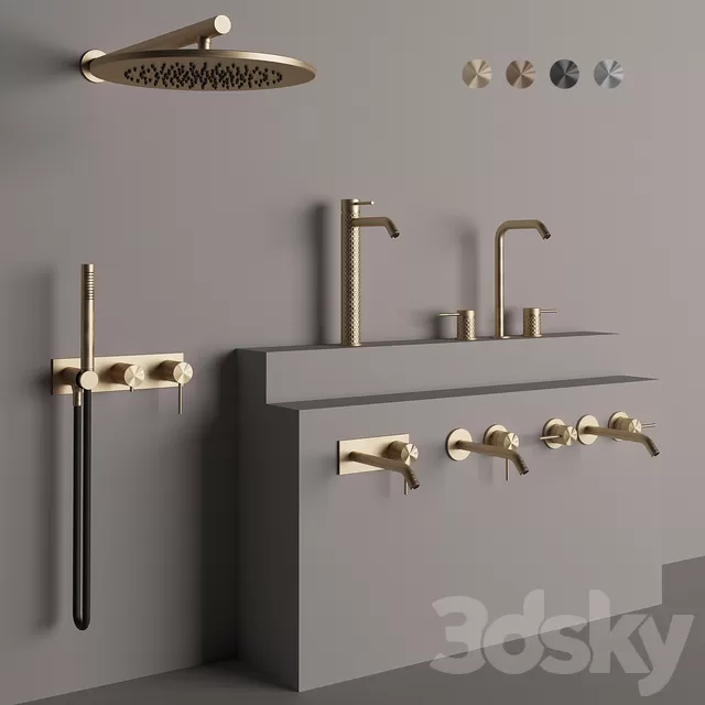 Bathroom – Faucet 3D Models – Gessi 316 INTRECCIO Bathroom – Faucet 3D Models – Gessi 316 INTRECCIO
