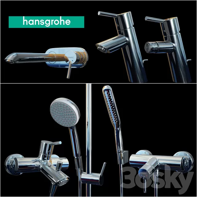 Bathroom – Faucet 3D Models – Hansgrohe Talis S2 Bathroom – Faucet 3D Models – Hansgrohe Talis S2