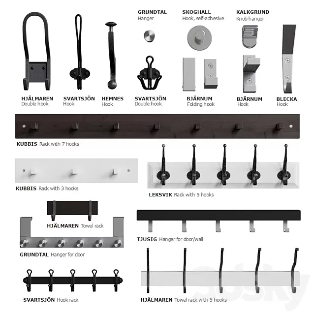 Bathroom – Faucet 3D Models – IKEA hooks and hangers Bathroom – Faucet 3D Models – IKEA hooks and hangers
