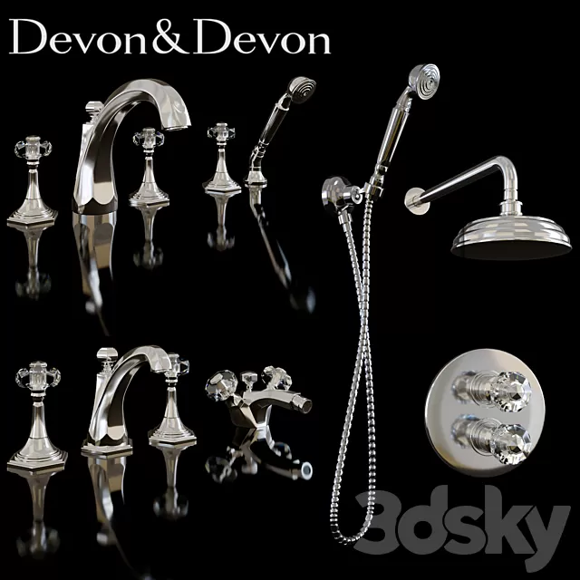 Bathroom – Faucet 3D Models – Mixers Devon & Devon EXCELSIOR Gemstone Bathroom – Faucet 3D Models – Mixers Devon & Devon EXCELSIOR Gemstone