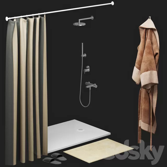 Bathroom – Faucet 3D Models – Shower room Bathroom – Faucet 3D Models – Shower room