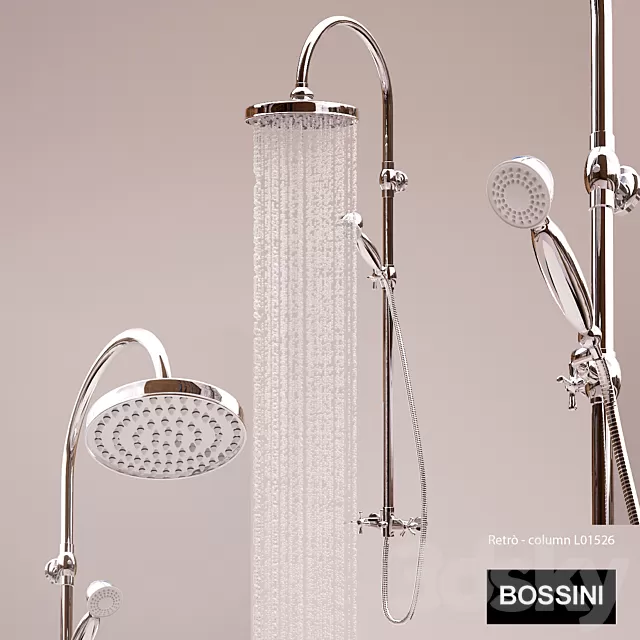 Bathroom – Faucet 3D Models – Showerhead Bossini Retro L01526 Bathroom – Faucet 3D Models – Showerhead Bossini Retro L01526