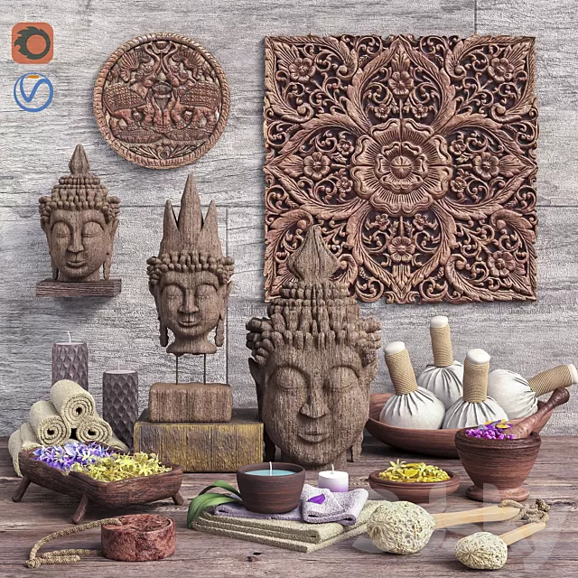 Decorative – Set – 3D Models – 0004 Decorative – Set – 3D Models – 0004