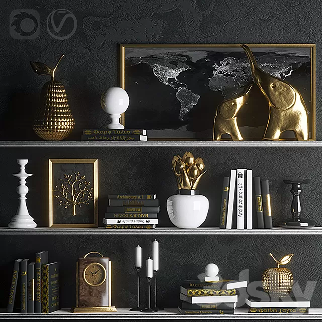 Decorative – Set – 3D Models – 0024 Decorative – Set – 3D Models – 0024