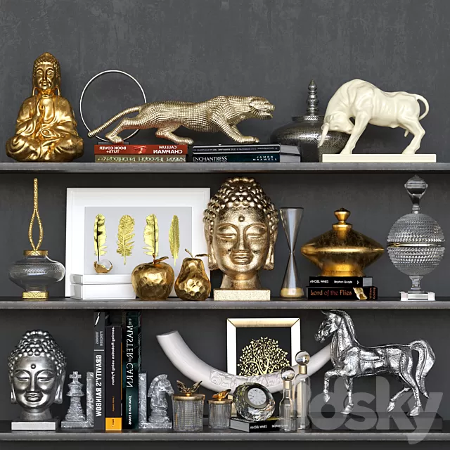 Decorative – Set – 3D Models – 0035 Decorative – Set – 3D Models – 0035