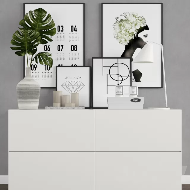 Decorative – Set – 3D Models – 0036