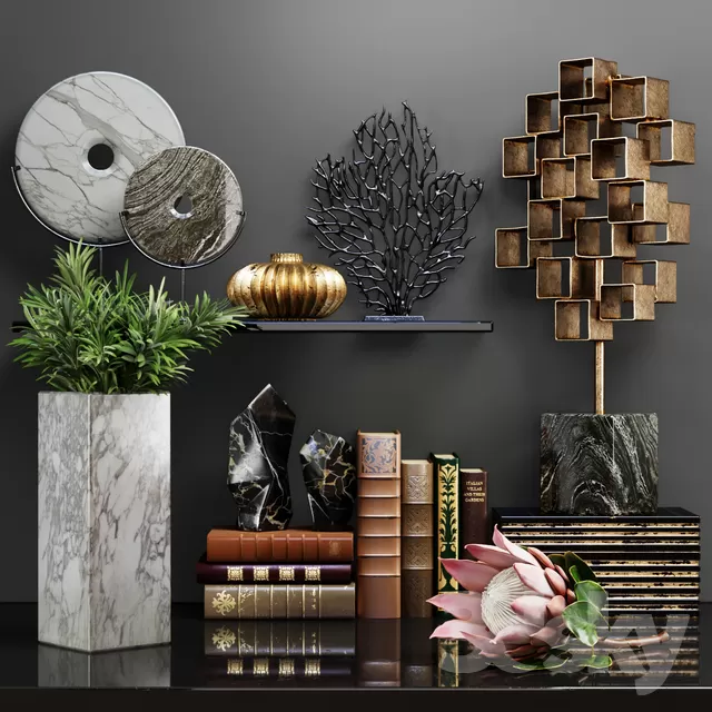 Decorative – Set – 3D Models – 0091