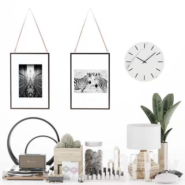 Decorative – Set – 3D Models – 0107 Decorative – Set – 3D Models – 0107