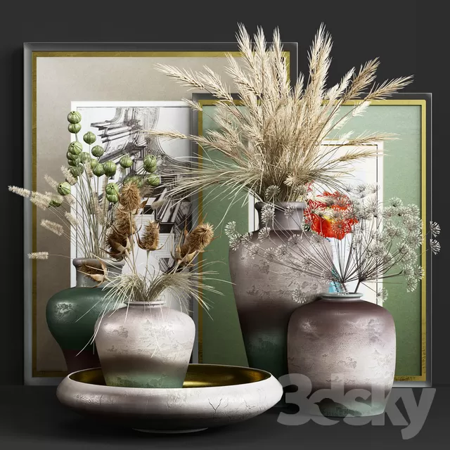 Decorative – Set – 3D Models – 0112 Decorative – Set – 3D Models – 0112