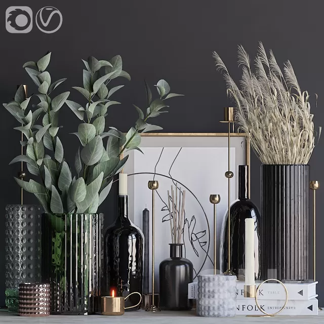 Decorative – Set – 3D Models – 0114 Decorative – Set – 3D Models – 0114