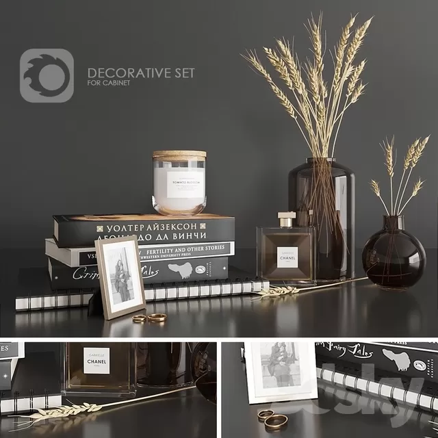 Decorative – Set – 3D Models – 0120 Decorative – Set – 3D Models – 0120