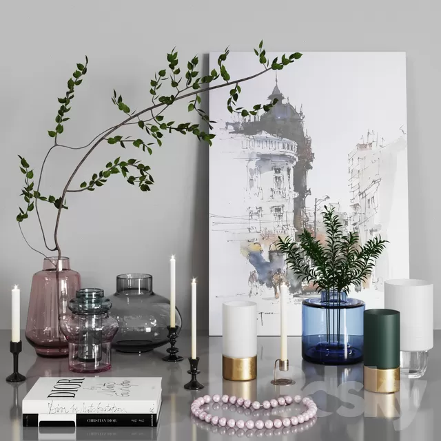 Decorative – Set – 3D Models – 0125 Decorative – Set – 3D Models – 0125