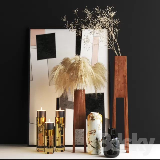 Decorative – Set – 3D Models – 0130 Decorative – Set – 3D Models – 0130