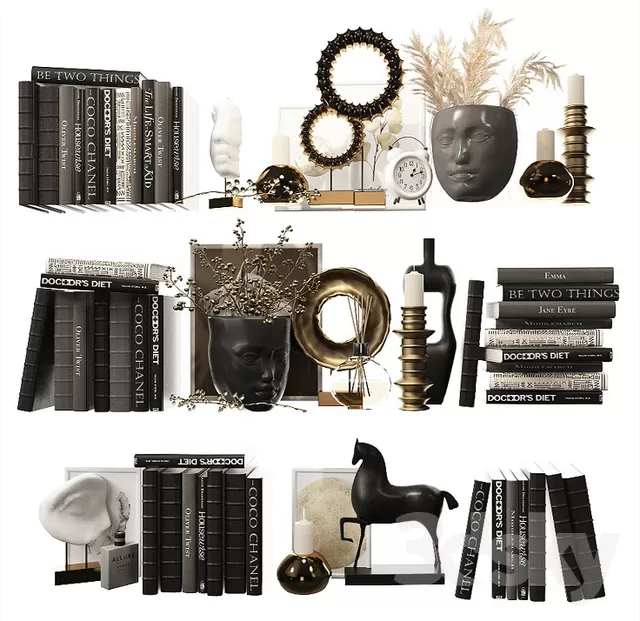 Decorative – Set – 3D Models – 0133 Decorative – Set – 3D Models – 0133