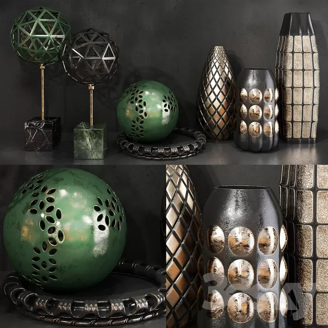 Decorative – Set – 3D Models – 0134 Decorative – Set – 3D Models – 0134