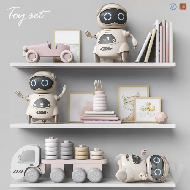 Decorative – Set – 3D Models – 0144 Decorative – Set – 3D Models – 0144