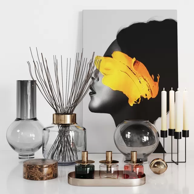 Decorative – Set – 3D Models – 0155 Decorative – Set – 3D Models – 0155