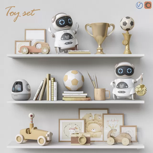 Decorative – Set – 3D Models – 0166 Decorative – Set – 3D Models – 0166