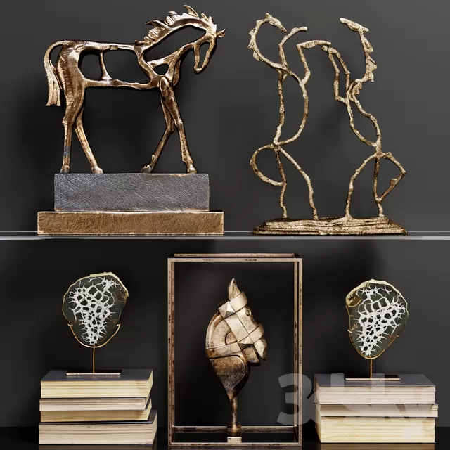 Decorative – Set – 3D Models – 0176 Decorative – Set – 3D Models – 0176