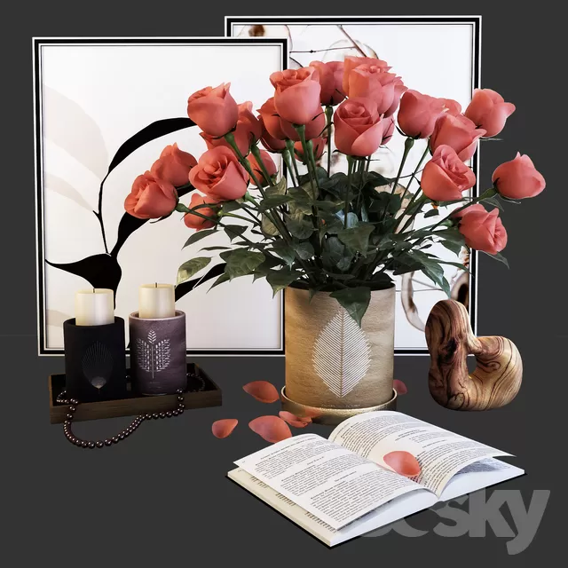 Decorative – Set – 3D Models – 0182 Decorative – Set – 3D Models – 0182