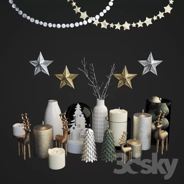 Decorative – Set – 3D Models – 0183 Decorative – Set – 3D Models – 0183