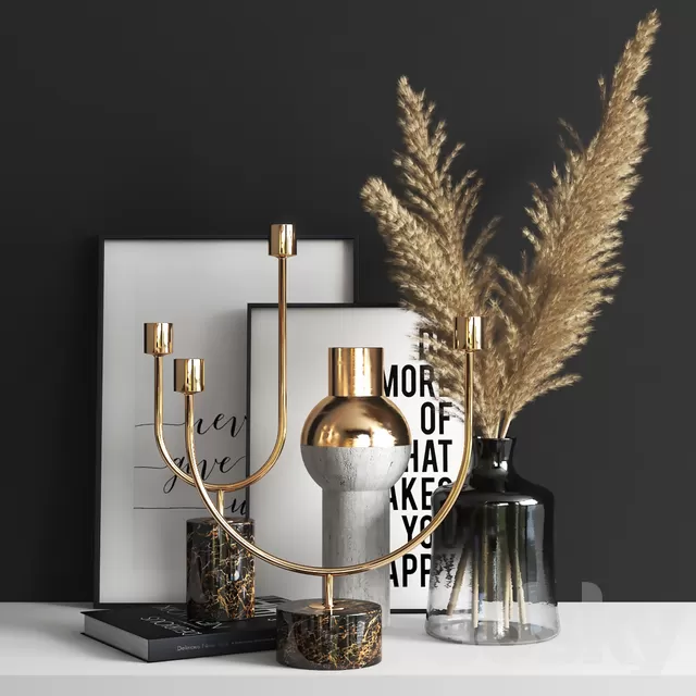 Decorative – Set – 3D Models – 0245 Decorative – Set – 3D Models – 0245