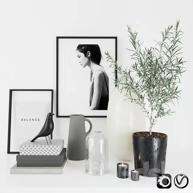 Decorative – Set – 3D Models – 0256 Decorative – Set – 3D Models – 0256