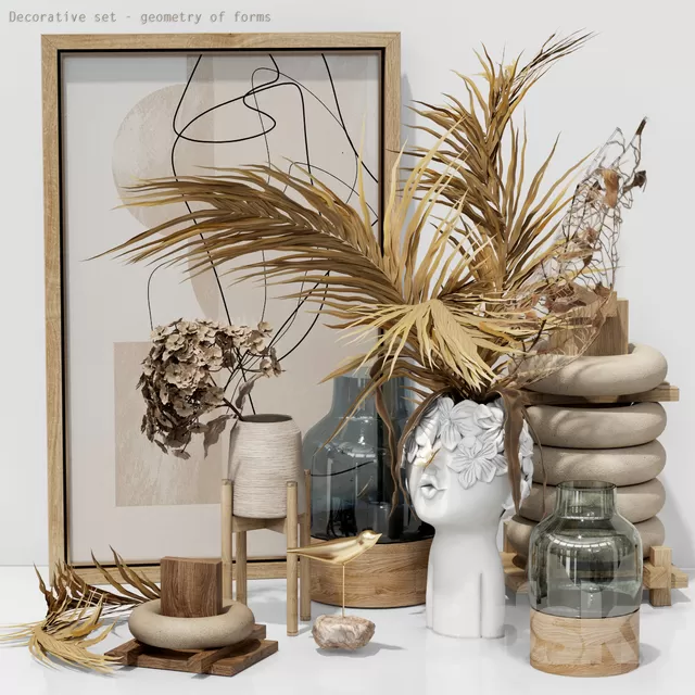 Decorative – Set – 3D Models – 0258 Decorative – Set – 3D Models – 0258