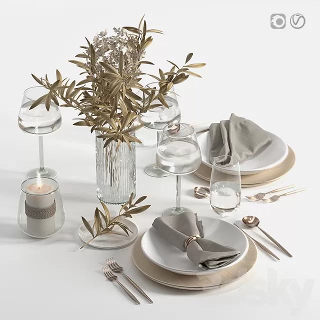 Decorative – Set – 3D Models – 0267 Decorative – Set – 3D Models – 0267