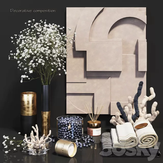 Decorative – Set – 3D Models – 0298 Decorative – Set – 3D Models – 0298