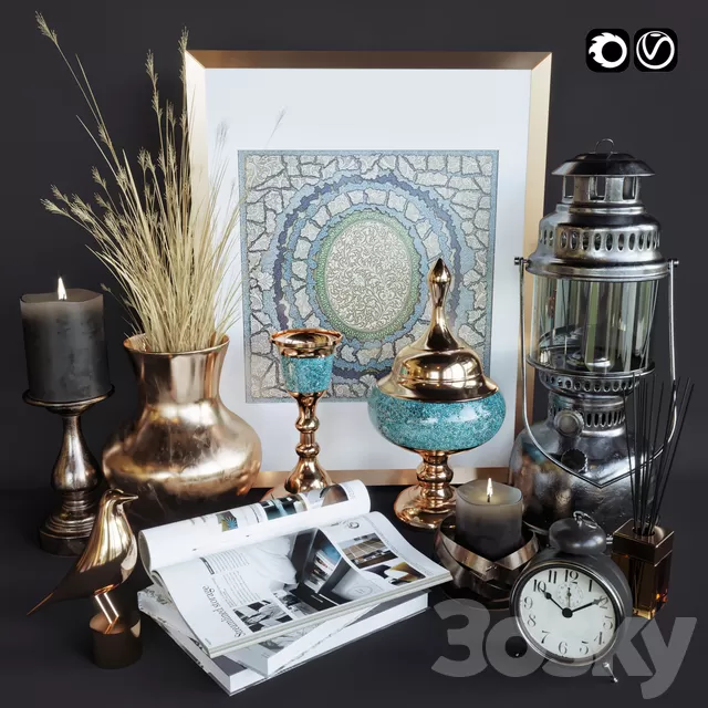 Decorative – Set – 3D Models – 0303 Decorative – Set – 3D Models – 0303